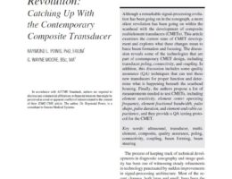 The Silent Revolution: Catching Up With the Contemporary Composite Transducer